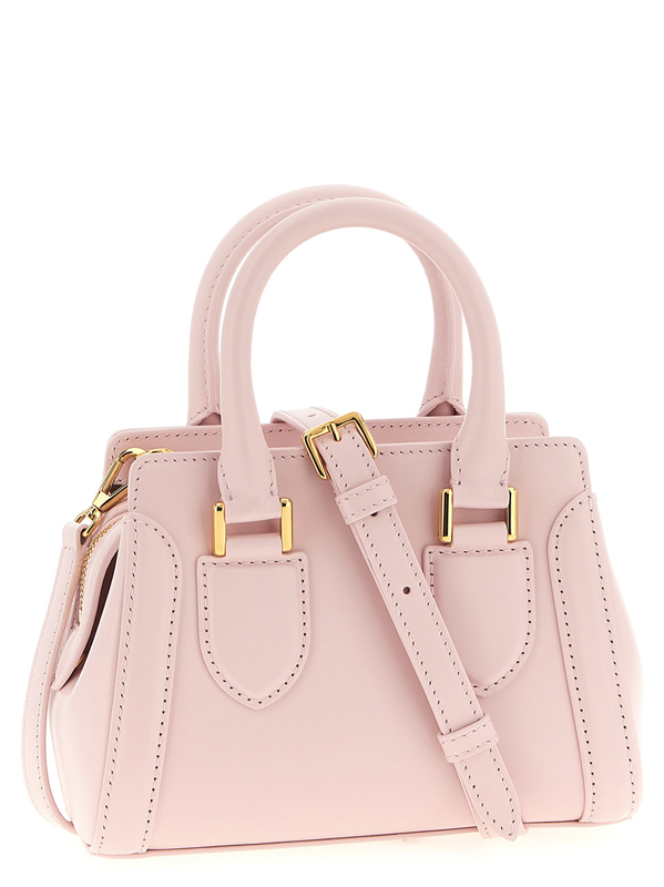 Multicolor calfskin handbag-null