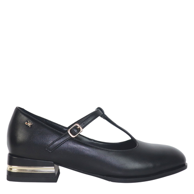 Gianna kazakou γυναικεία μπαλαρίνα, Black, medium