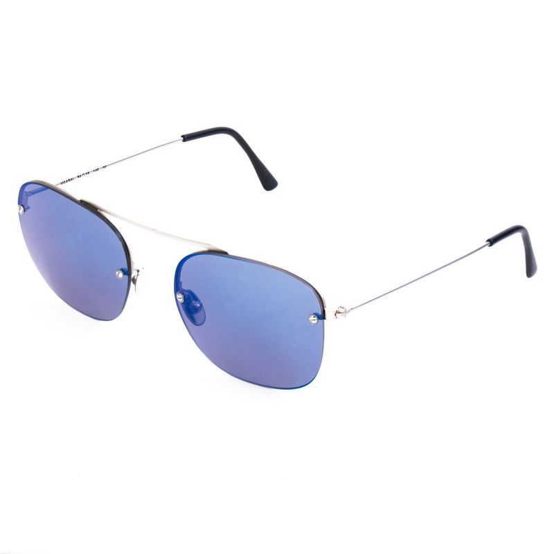 Silver stainless steel sunglasses-null