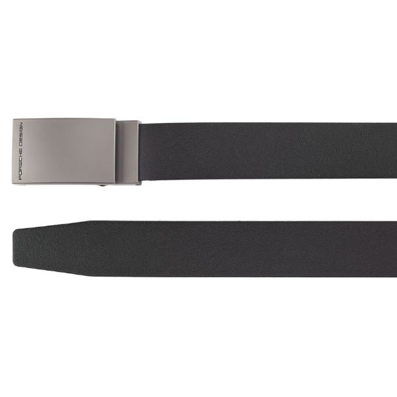 Porsche design business belt with plate buckle 35 black-null