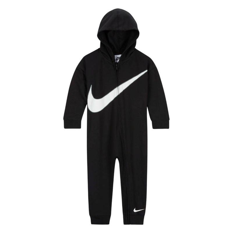 Nike infant swoosh essential hooded coverall-null