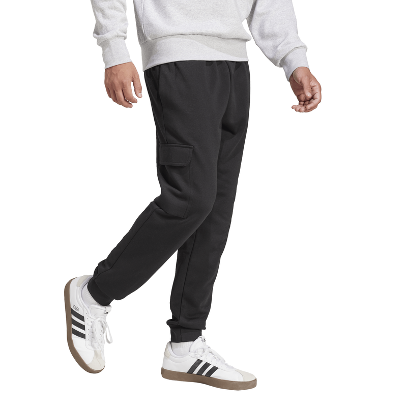 Adidas mens essentials feelcozy fleece cargo joggers-null