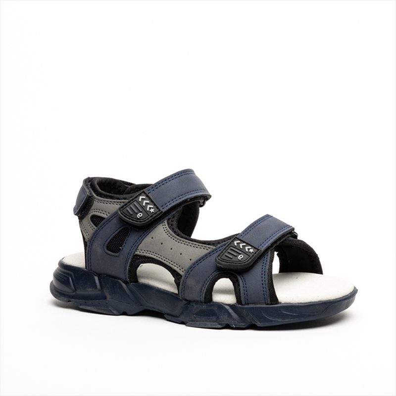 Product image: Kido velcro strap boys sandals with grey details-null