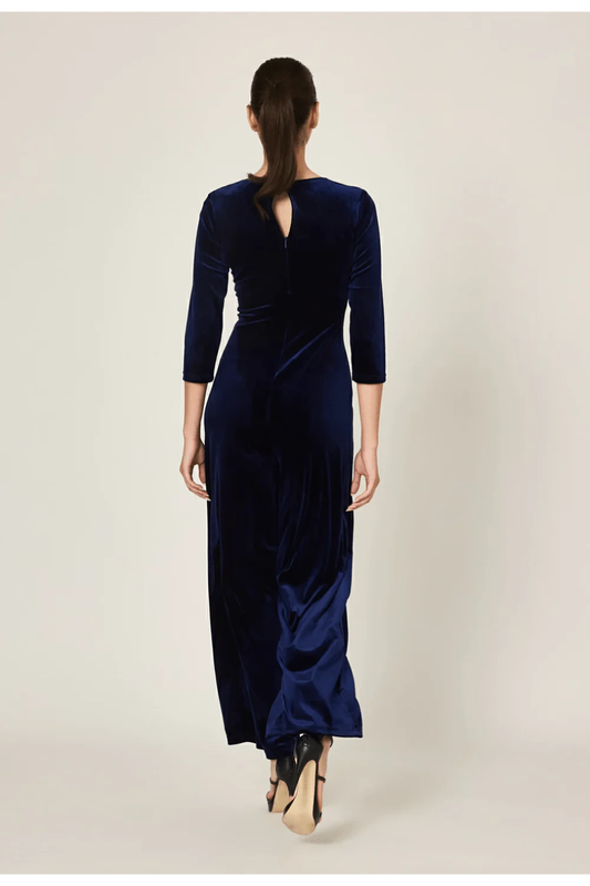 Velvet jumpsuit by desiree - m , blue-null