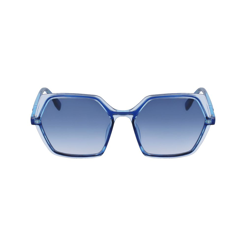 Blue injected sunglasses-null