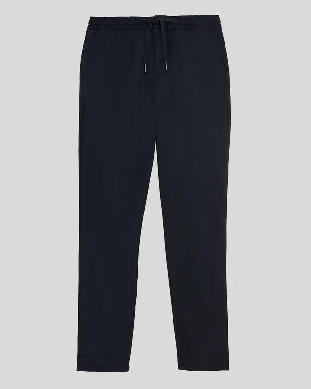 Tapered drawcord trouser z271 dark navy-null