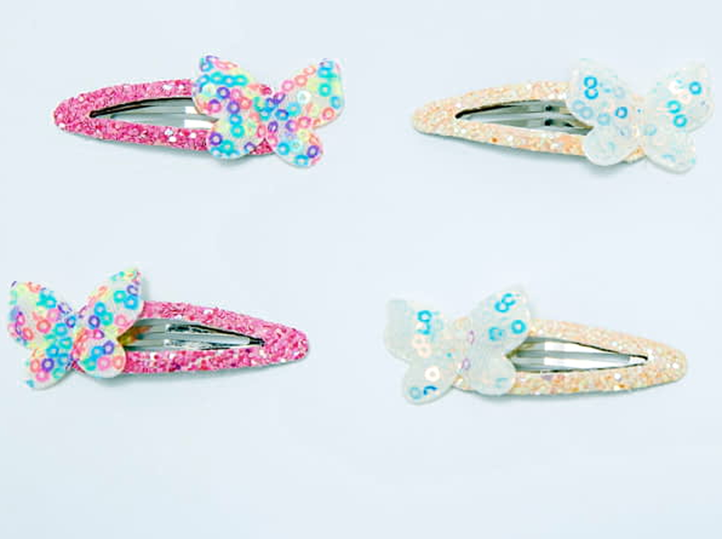 Child clips with butterfly-null