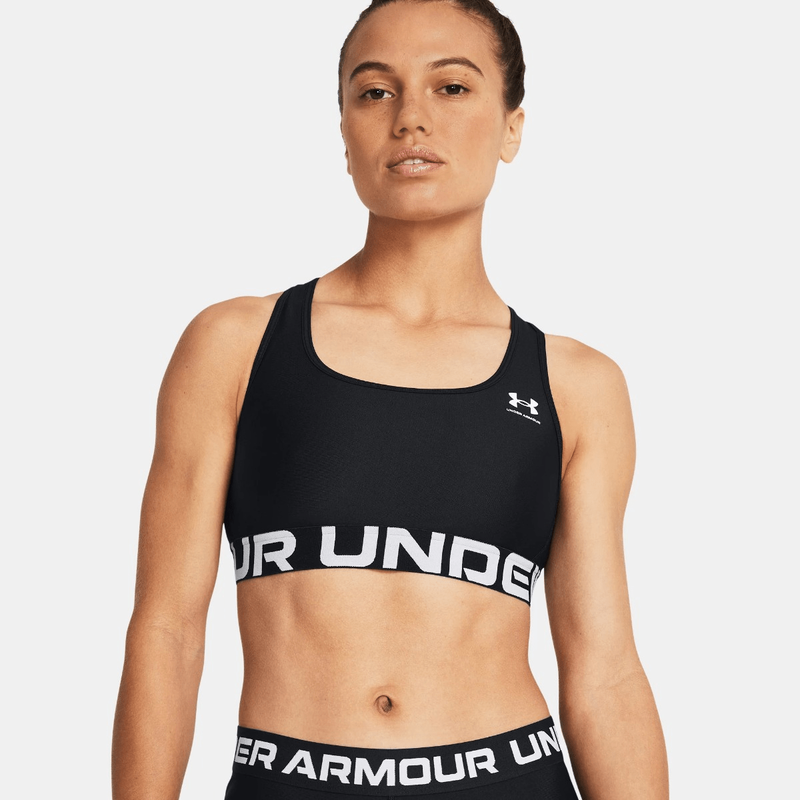 Under armour women's heatgear&reg; armour mid branded sports bra 001-null