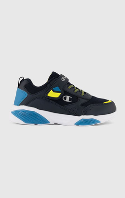 Champion boy's wave b ps low cut shoe, Navy, medium