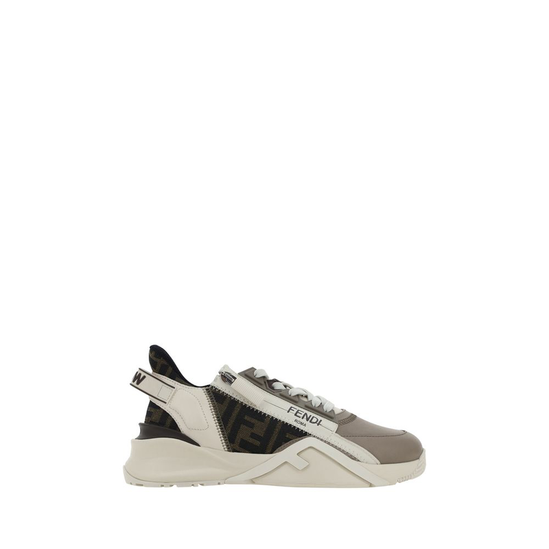 Brown calf leather bos taurus athletic sneakers-null