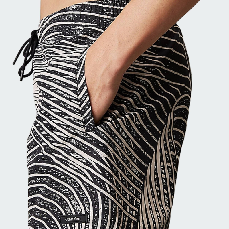 Product image: Medium drawstring swim short print swim short-null