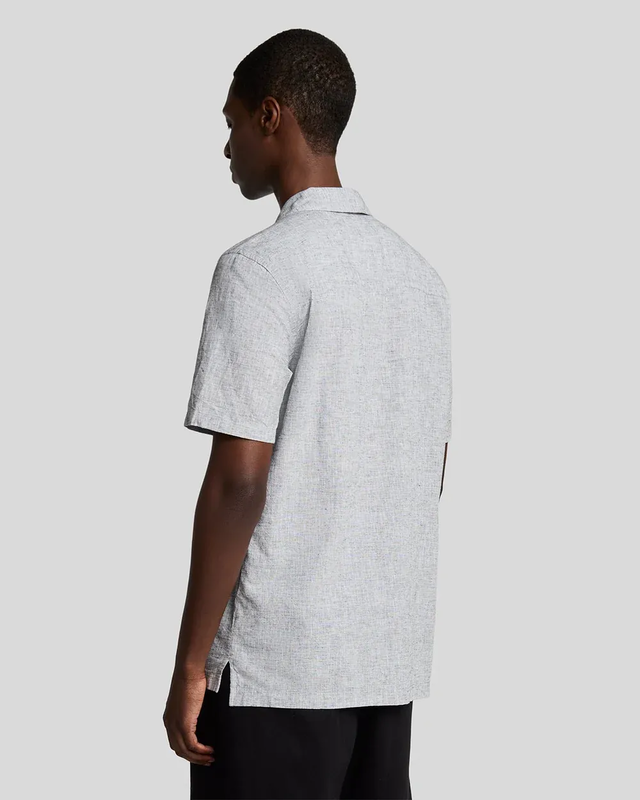 Linen blend oxford revere hirt x583 green mercurial-null