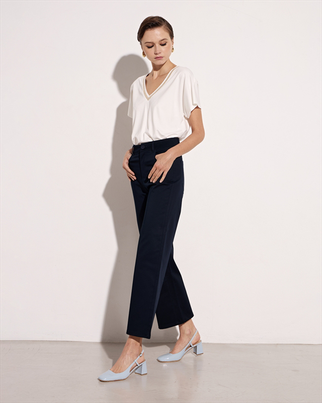 Trouser cotton cropped-null