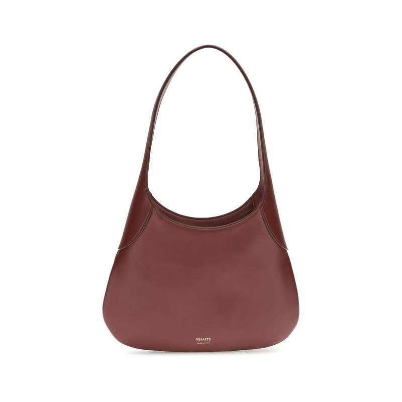 Bordeaux calf leather bos taurus shoulder bag-null