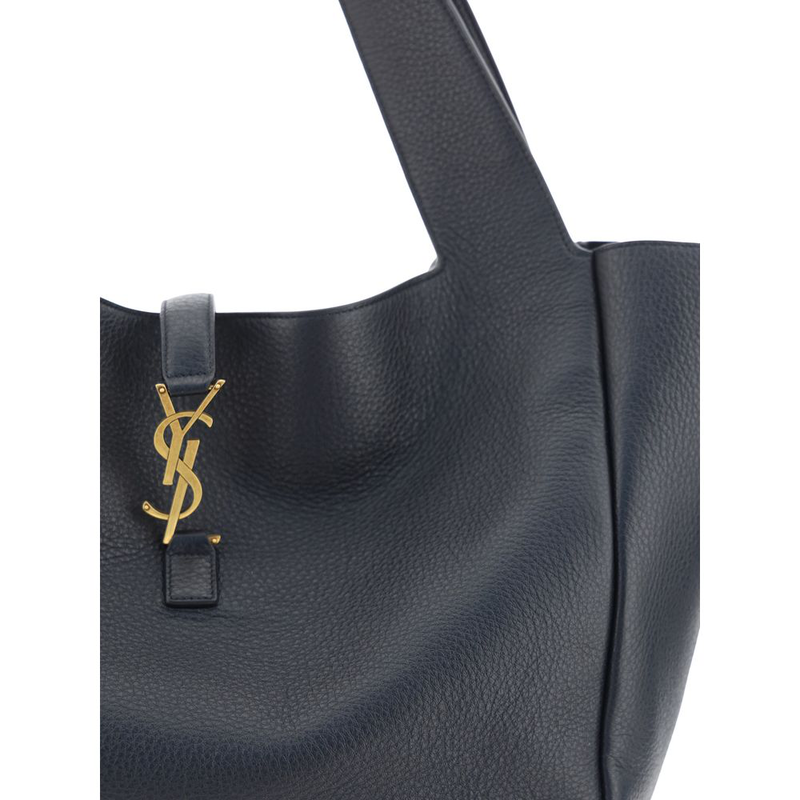 Black calf leather bos taurus shoulder bag-null