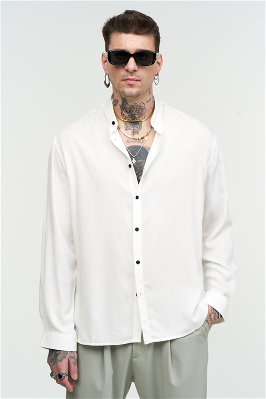 Product image: Stefan the viscose printed shirt-null