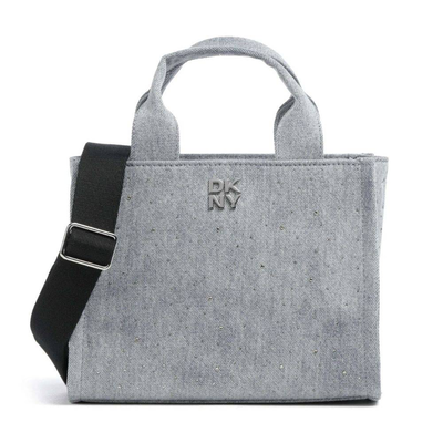 Dkny hadlee tote handbag, Denim, medium