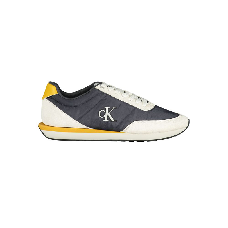 Blue recycled polyester men sneaker-null