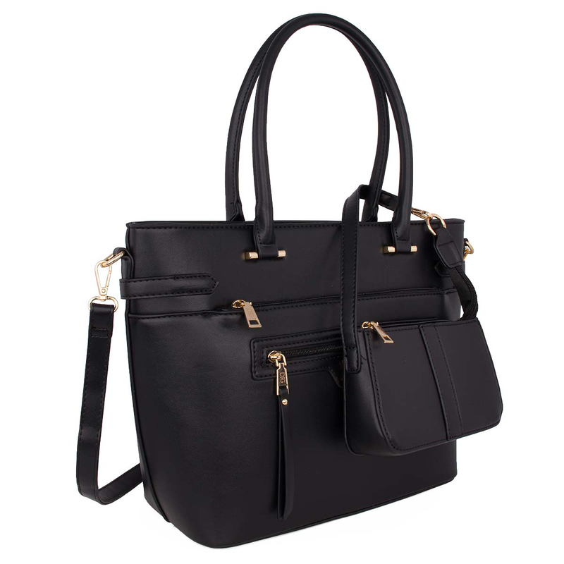 Women's shoulder bag black 25124-1203-bl-null