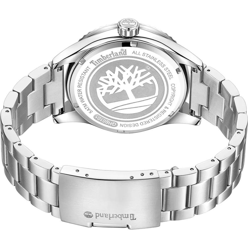 Gray stainless steel dress watch-null