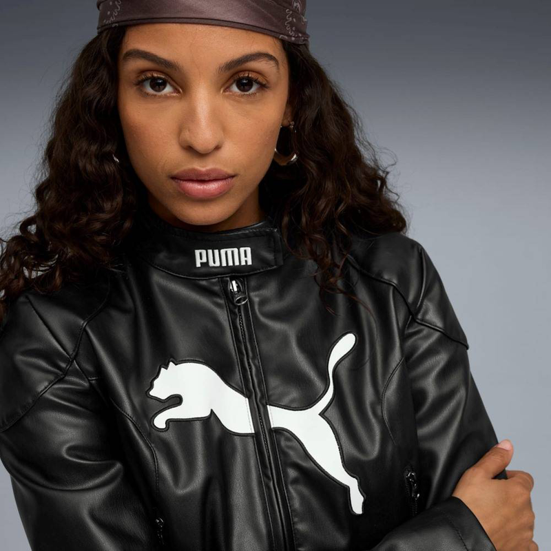 Future..archive pleather racer jacket-null