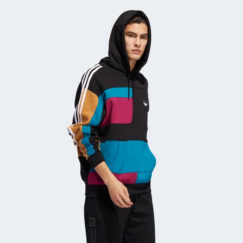 Asymm block hoodie mens-null
