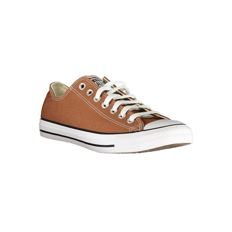 Marrone polyester unisex sneaker-null