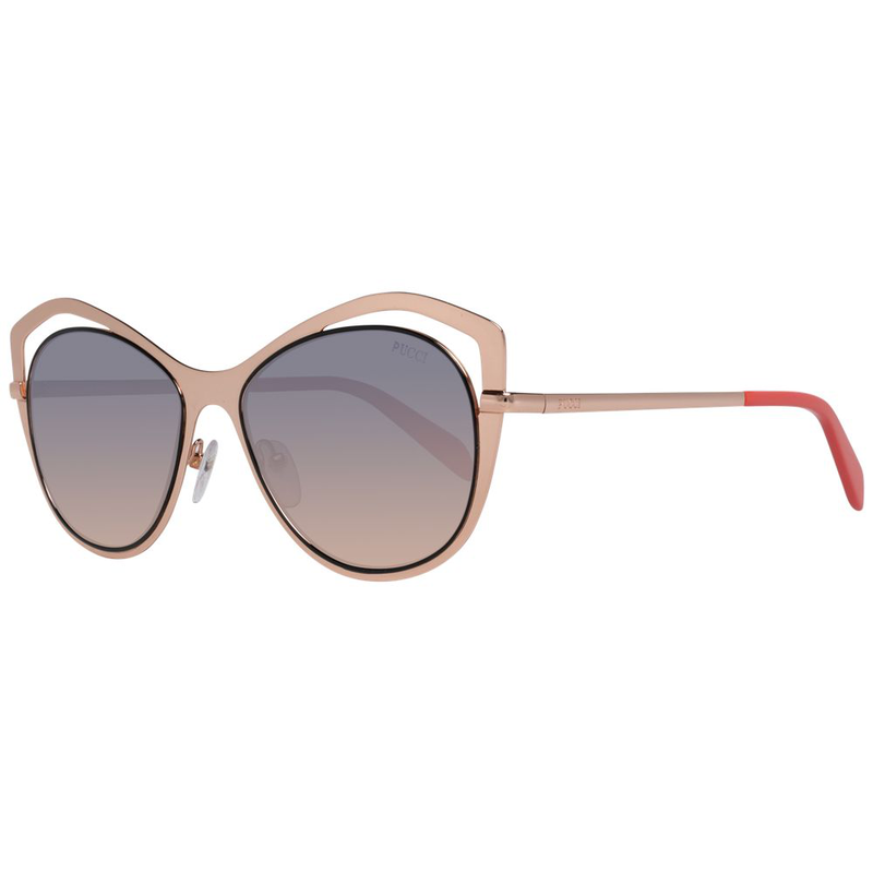 Rose gold metal sunglasses-null