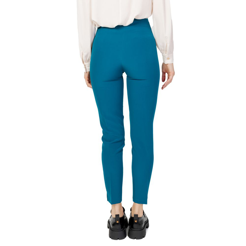 Black polyester pants-null