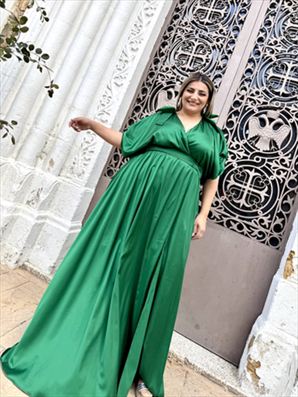 Maxi dress short sleeve-null