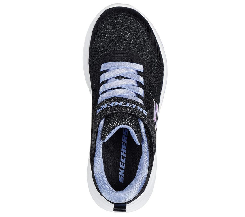 Skechers gore and strap sparkle mesh sneaker w/ satin overlays-null
