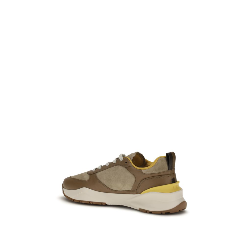Multicolor calf leather bos taurus athletic sneakers-null