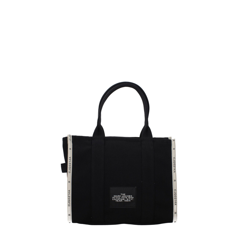 Black fabric shoulder bag-null
