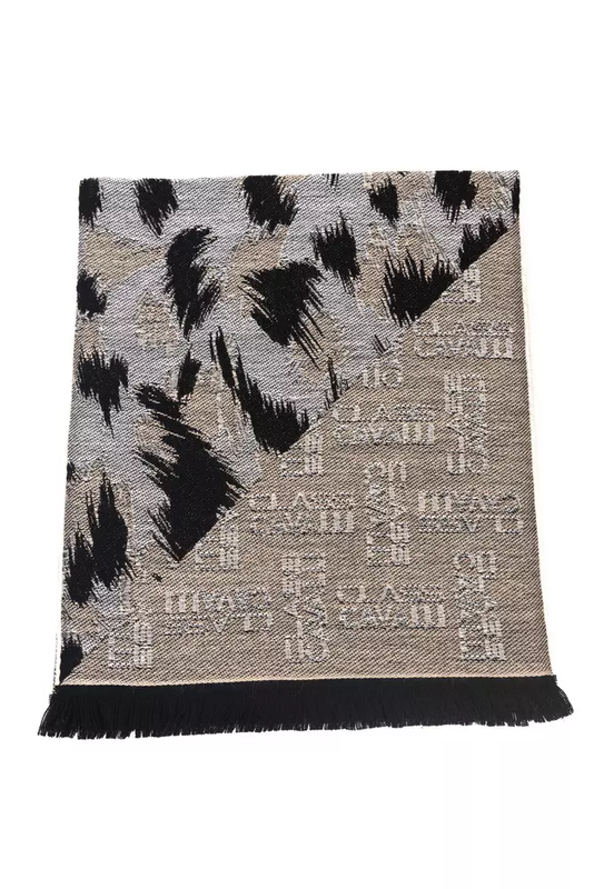 Beige wool men scarf-null