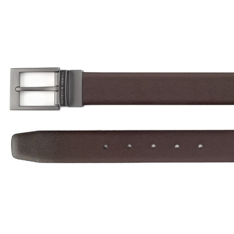 Porsche design businesstraveller buckle 35 reversible black brown-null