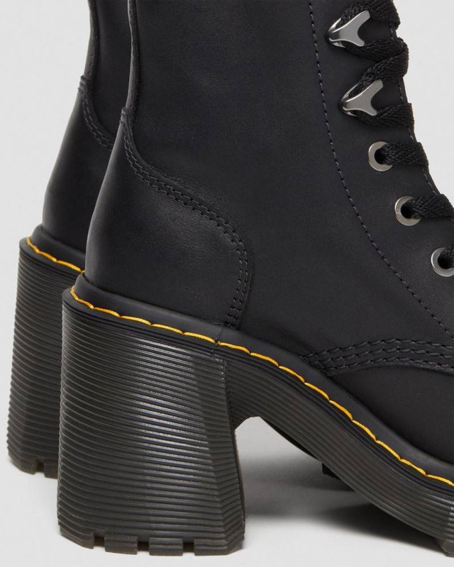 Dr. Martens jesy sandal lace up flared heel boots image number null