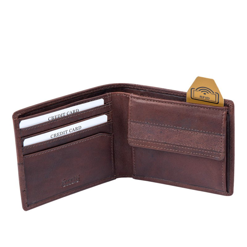 Feretti &ndash; men&rsquo;s leather wallet &ndash; cognac / brown-null