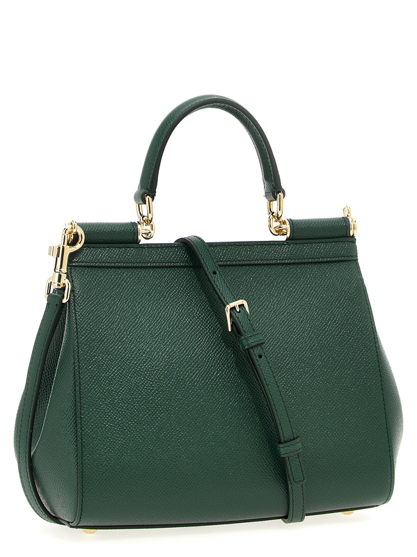 Bicolor calfskin handbag-null