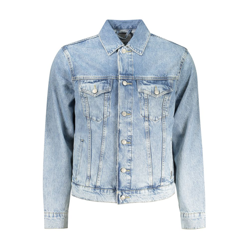 Azzurro cotton men jacket-null
