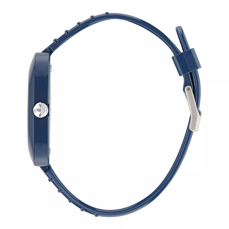 Blue synthetic sport watch-null