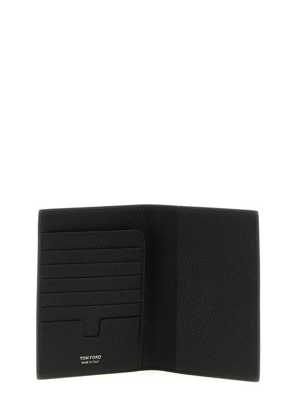 Black calfskin wallet-null