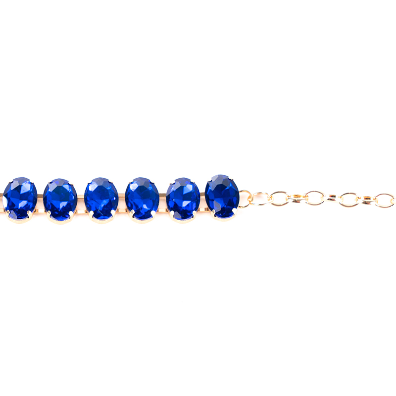 Crystal chain blue-null