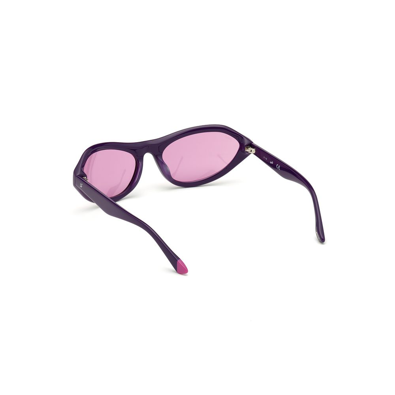 Purple plastic sunglasses-null