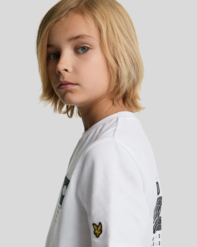 Disrupt graphic print t-shirt white 626-null
