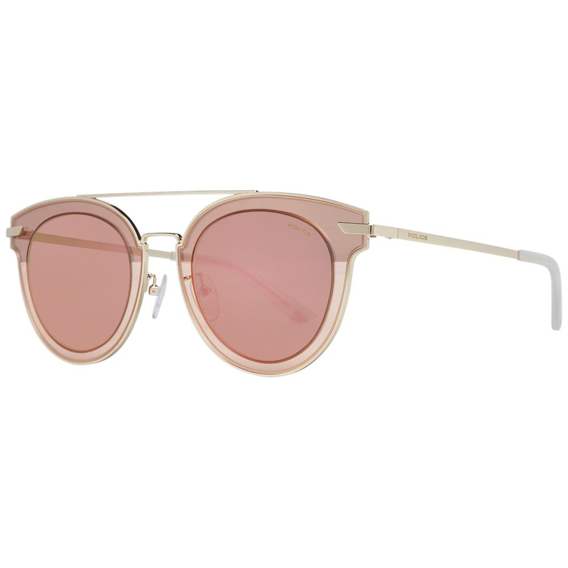 Rose gold metal & plastic sunglasses-null
