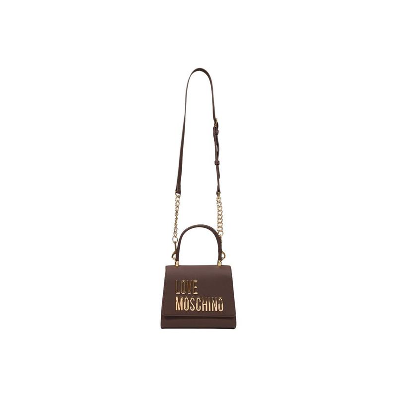 Brown polyethylene handbag-null