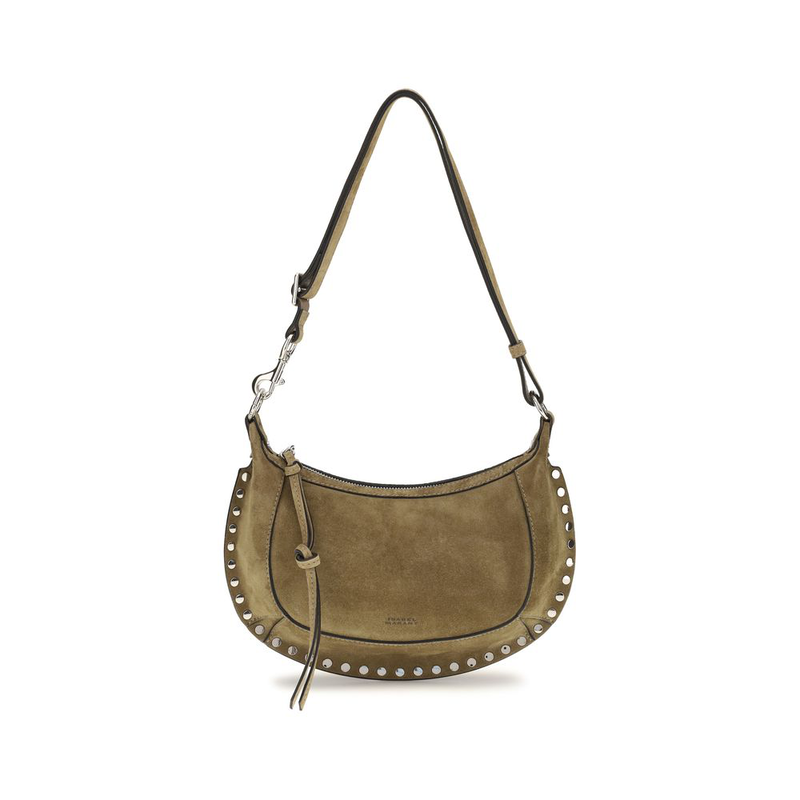 Beige calf leather bos taurus shoulder bag-null