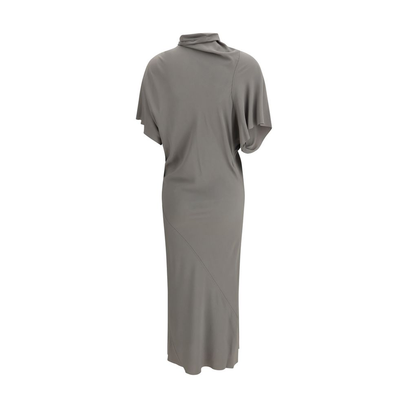 Gray acetate casual dress-null