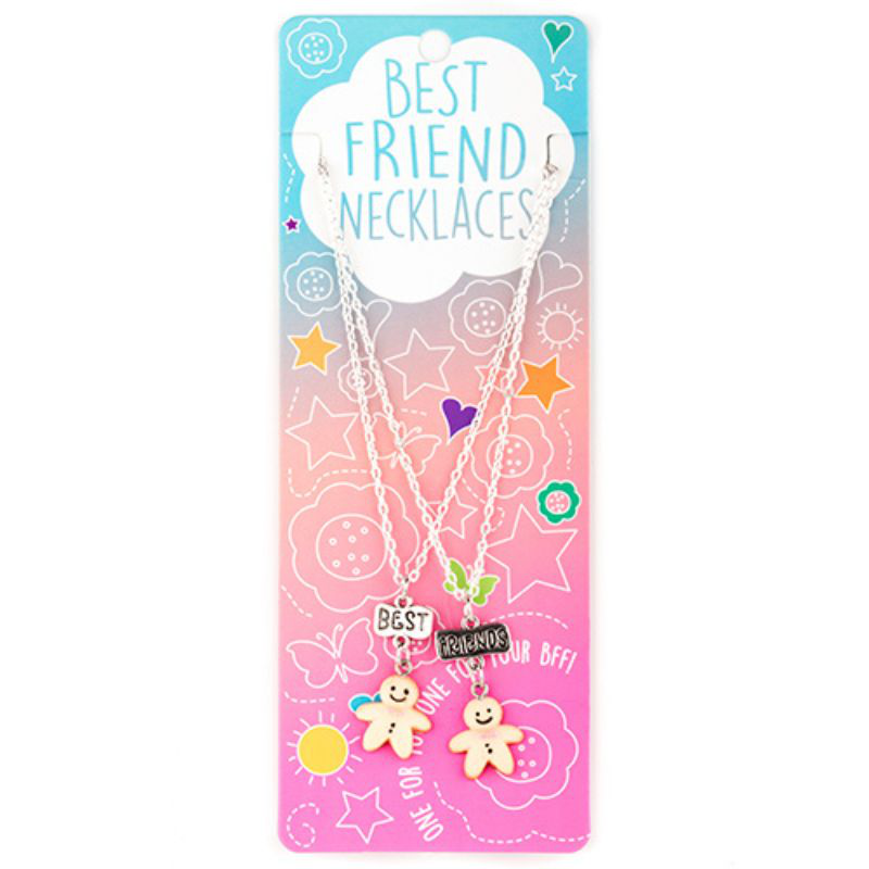 Best friend necklaces gingerbread men 14482385-null
