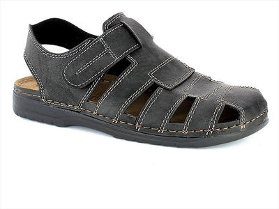 3522 - inblu men sandals, Brown, medium